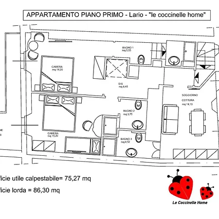 Сasa de vacaciones Le Coccinelle Mandello del Lario